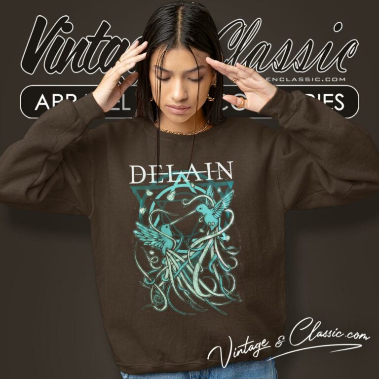 Delain Twin Birds Sweatshirt Delain Twin Birds Sweatshirt