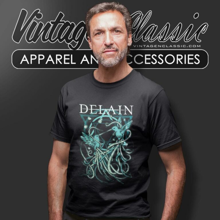 Delain Twin Birds T Shirt Delain Twin Birds T Shirt