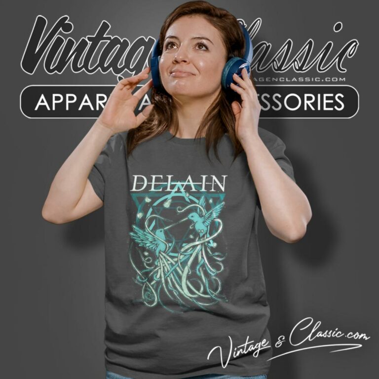 Delain Twin Birds Women T Shirt Delain Twin Birds Women T Shirt