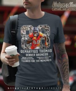 Demaryius Thomas Denver Broncos Thank You For The Memories Shirt 4 Demaryius Thomas Denver Broncos Thank You For The Memories T Shirt
