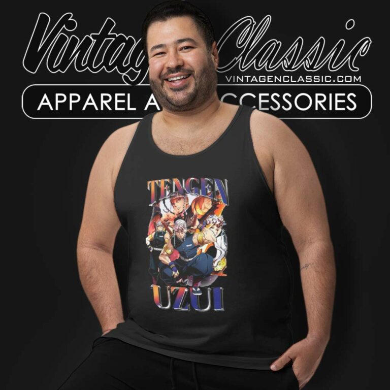 Demon Slayer Shirt Tengen Uzui Anime Tank Top Racerback Demon Slayer Shirt Tengen Uzui Anime Tank Top Racerback
