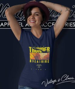 Demon Slayer Uniqlo Ut Nera Kimetsu No Yaiba V Neck TShirt