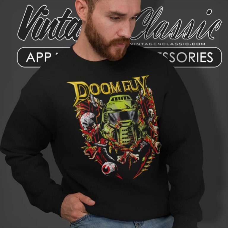 Demon Wars Doomguy Game Sweatshirt Demon Wars Doomguy Game Sweatshirt