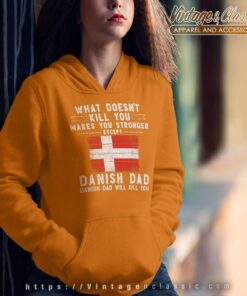 Denmark Dad Gifts For Fathers Day Hoodie