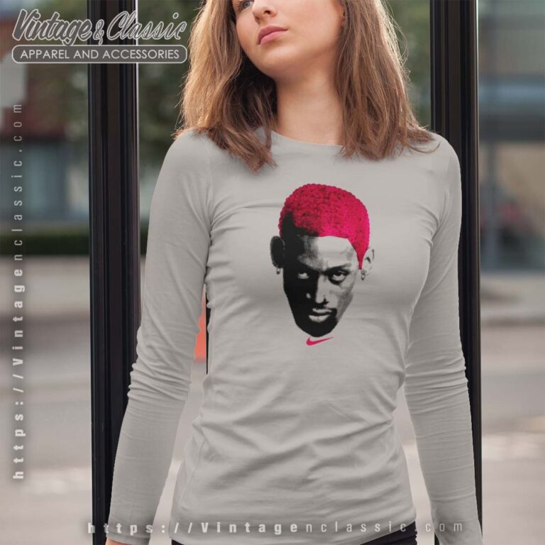 Dennis Rodman Big Head Shirt Rare Nike Longsleeves Dennis Rodman Big Head Shirt Rare Nike Longsleeves