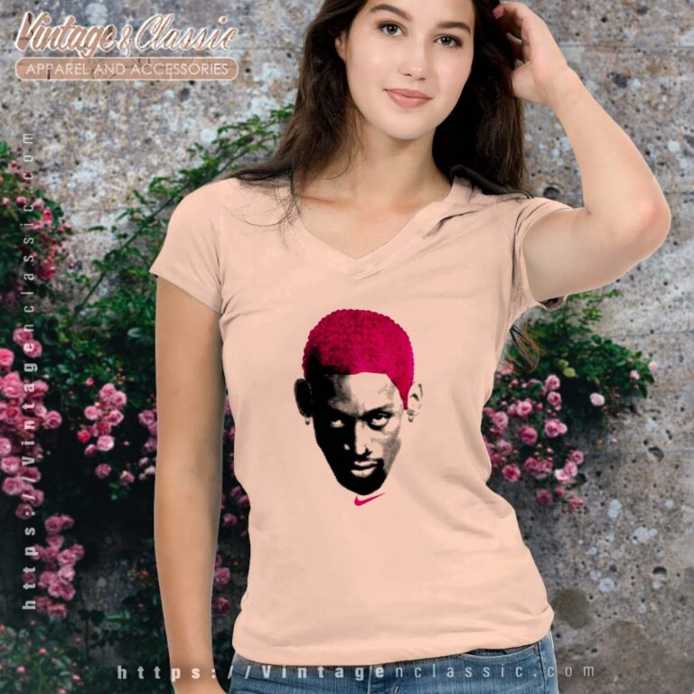 Dennis Rodman Big Head Shirt Rare Nike Vneck Dennis Rodman Big Head Shirt Rare Nike Vneck