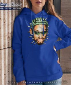 Dennis Rodman Bigface Weedman Graphic Hoodie