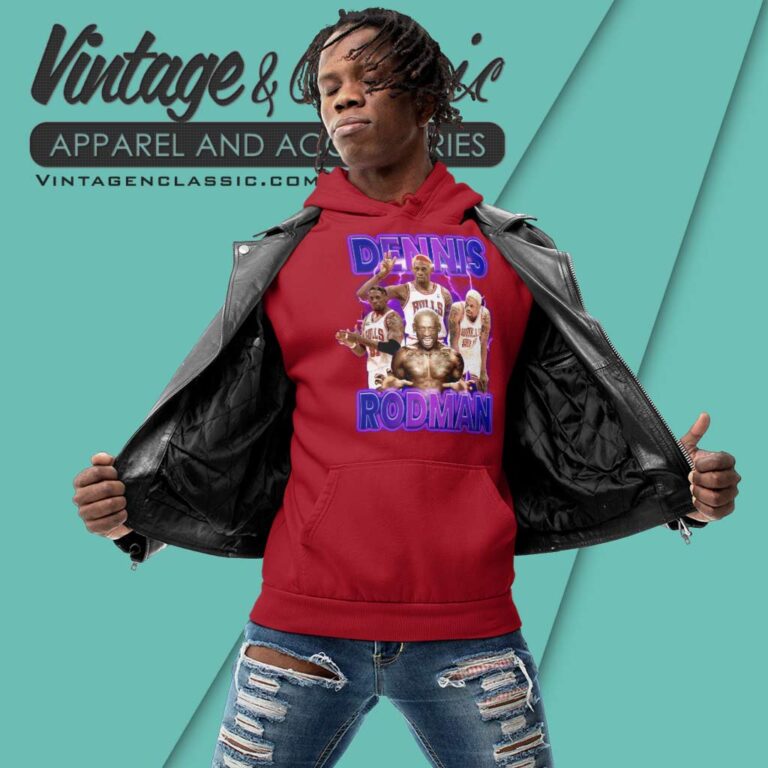 Dennis Rodman Chicago Bulls Hoodie Dennis Rodman Chicago Bulls Hoodie