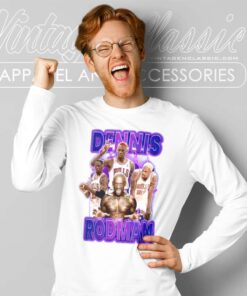 Dennis Rodman Chicago Bulls Long Sleeve Tee