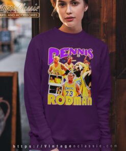 Dennis Rodman Lakers Signature Shirt 5 Dennis Rodman Lakers Signature Sweatshirt