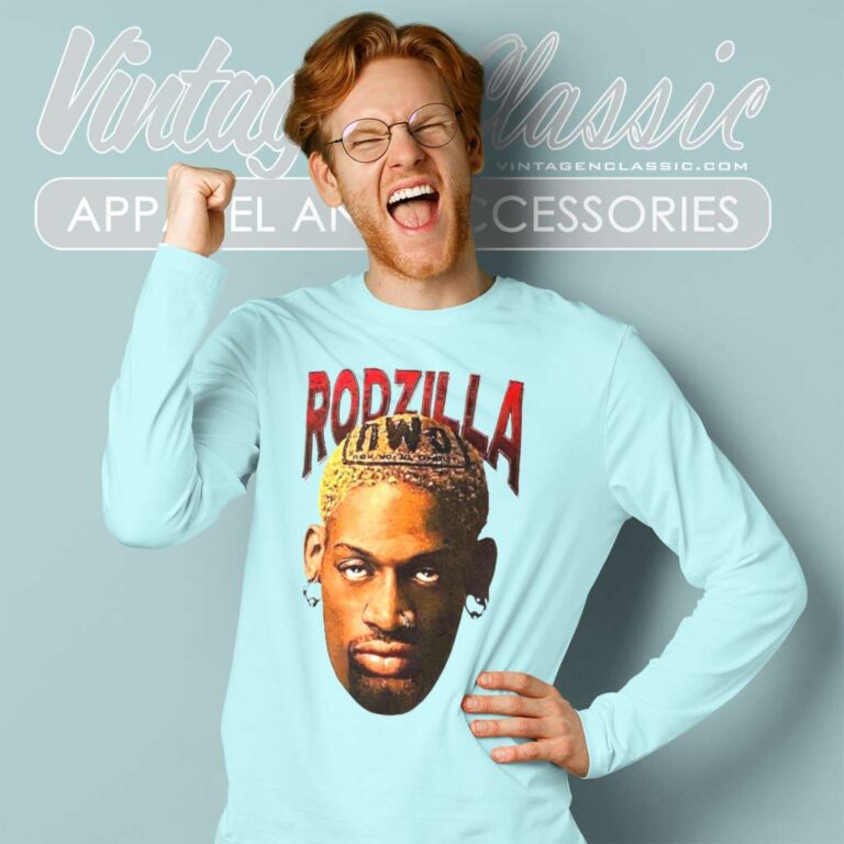 Dennis Rodman Rodzilla Long Sleeve Tee Dennis Rodman Rodzilla Long Sleeve Tee
