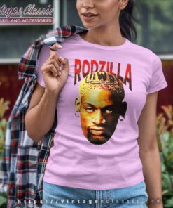 Dennis Rodman Rodzilla Women TShirt
