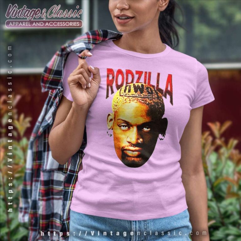 Dennis Rodman Rodzilla Women TShirt Dennis Rodman Rodzilla Women TShirt