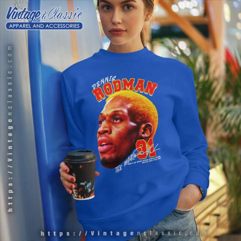 Dennis Rodman The Worm 91 Chicago Bulls Nba Basketball Sweatshirt Dennis Rodman The Worm 91 Chicago Bulls Nba Basketball Sweatshirt