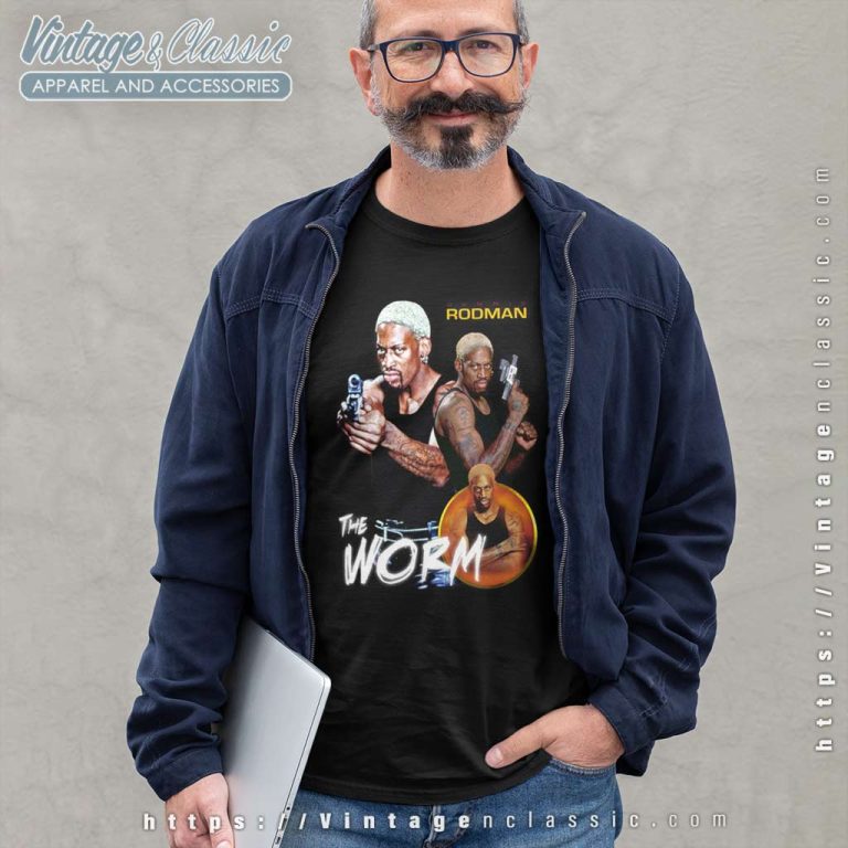 Dennis Rodman The Worm Fan Art Long Sleeve Tee Dennis Rodman The Worm Fan Art Long Sleeve Tee