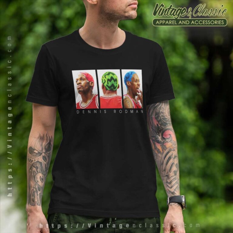 Dennis Rodman The Worm Nba Chicago Bulls T Shirt Dennis Rodman The Worm Nba Chicago Bulls T Shirt