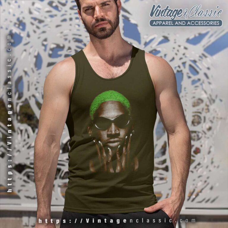 Dennis Rodman The Worm Tank Top Racerback Dennis Rodman The Worm Tank Top Racerback