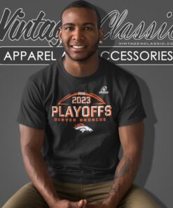 Denver Broncos 2023 2024 Nfl Playoffs Logo T Shirt