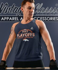 Denver Broncos 2023 2024 Nfl Playoffs Logo Tank Top Racerback