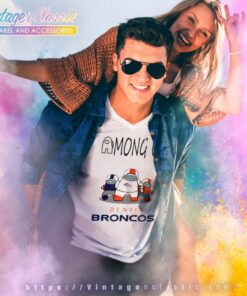 Denver Broncos Among Us Nfl V Neck TShirt