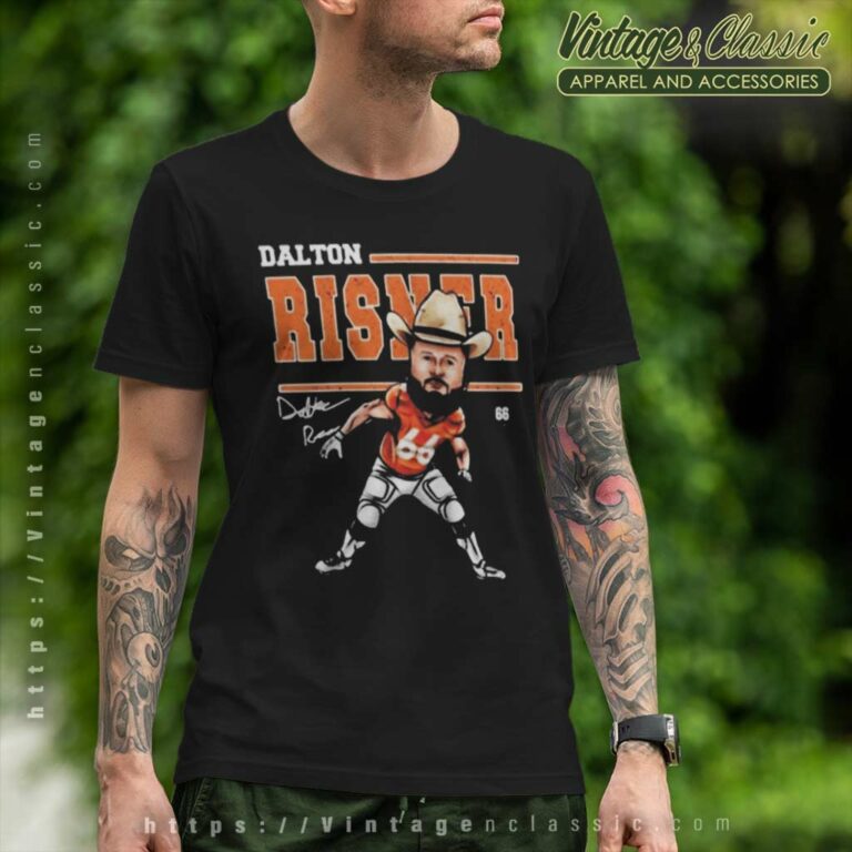 Denver Broncos Dalton Risner Signature T Shirt Denver Broncos Dalton Risner Signature T Shirt