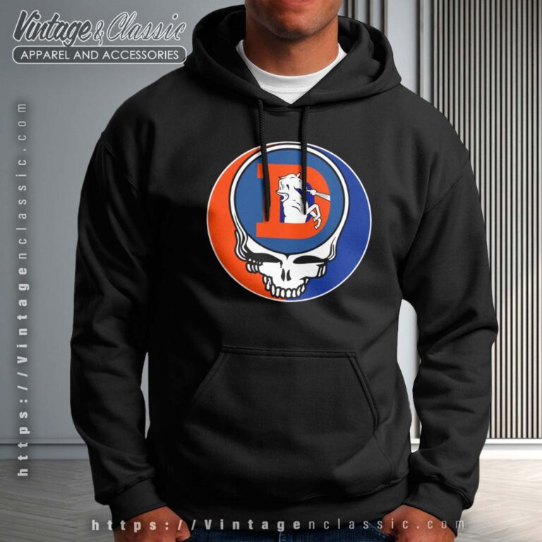 Denver Broncos Grateful Dead Steal Your Face Mens Hoodie Denver Broncos Grateful Dead Steal Your Face Mens Hoodie