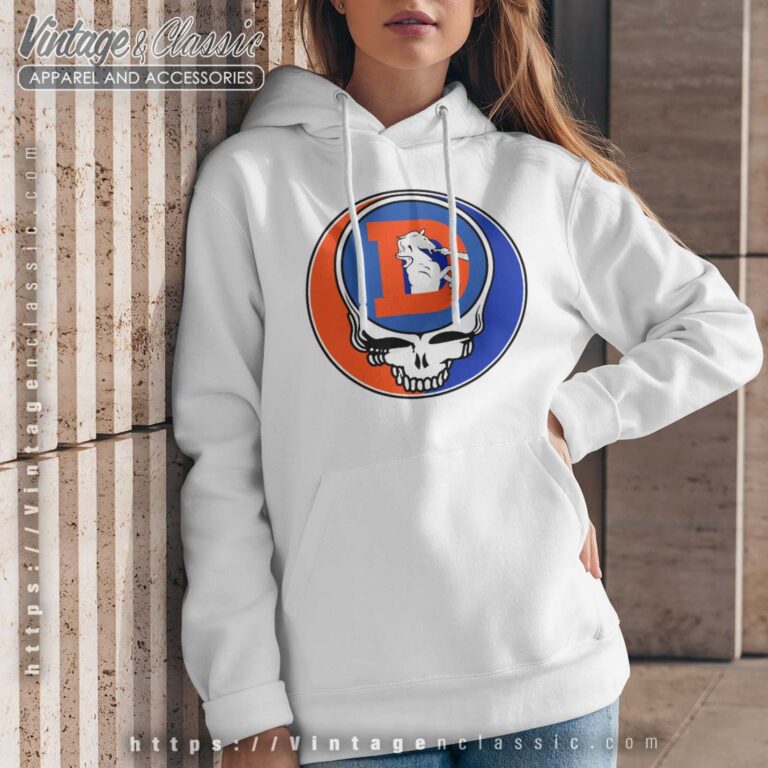 Denver Broncos Grateful Dead Steal Your Face Woman Hoodie Denver Broncos Grateful Dead Steal Your Face Woman Hoodie