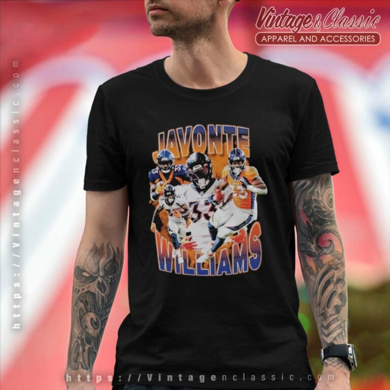 Denver Broncos Javonte Williams T Shirt Denver Broncos Javonte Williams T Shirt