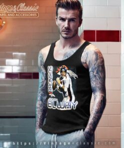 Denver Broncos John Elway Pro Player Shirt 5 Denver Broncos John Elway Pro Player Tank Top Racerback