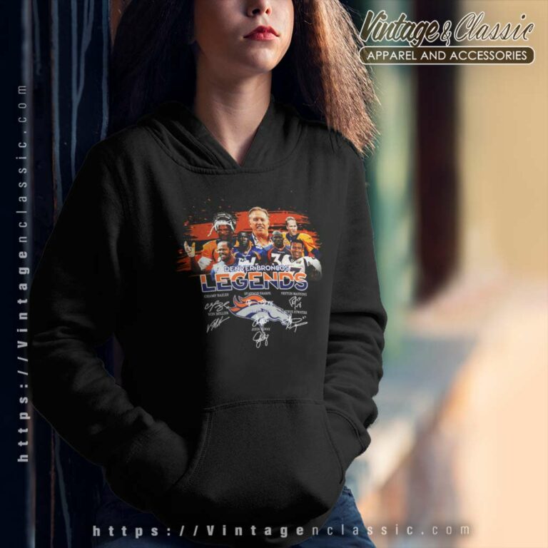 Denver Broncos Legends All Signature Hoodie Denver Broncos Legends All Signature Hoodie