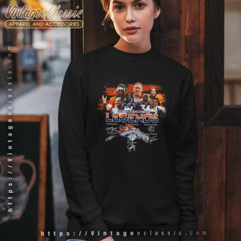 Denver Broncos Legends All Signature Sweatshirt Denver Broncos Legends All Signature Sweatshirt