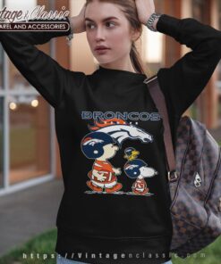 Denver Broncos Lets Play Football Together Snoopy Shirt