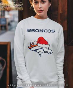 Denver Broncos Nfl Christmas Logo Sweatshirt