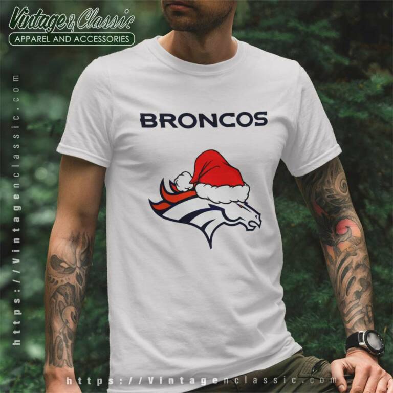 Denver Broncos Nfl Christmas Logo T Shirt Denver Broncos Nfl Christmas Logo T Shirt