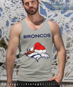Denver Broncos Nfl Christmas Logo Tank Top Racerback