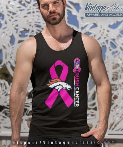 Denver Broncos Nfl Crush Cancer 2023 Tank Top Racerback