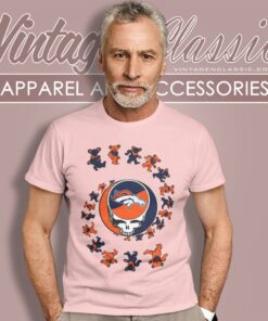 Denver Broncos Nfl Grateful Dancing Bears T Shirt