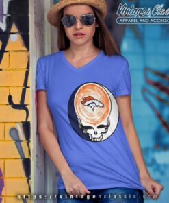 Denver Broncos Shirt Nfl Grateful Dead Logo V Neck TShirt