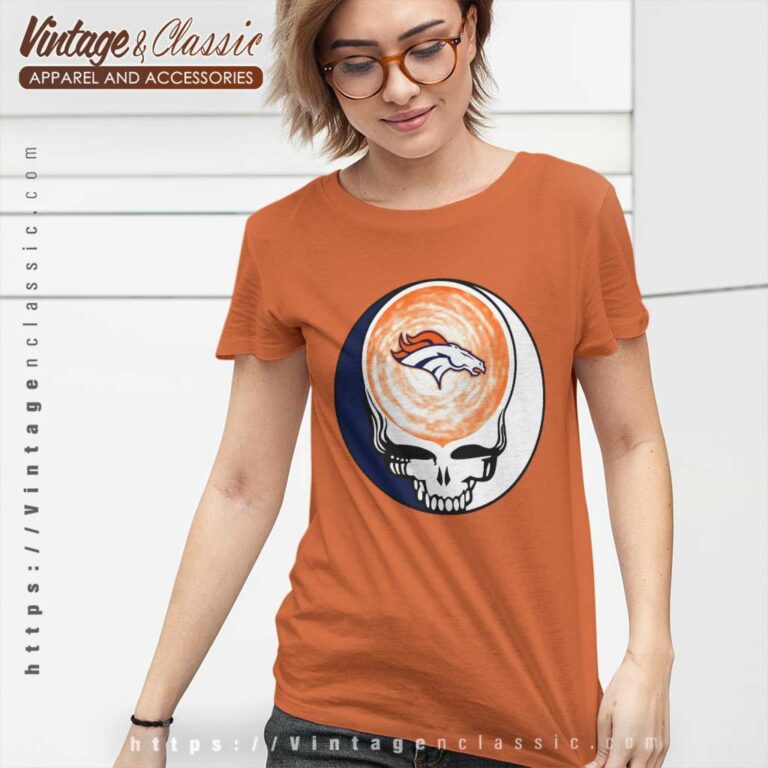 Denver Broncos Shirt Nfl Grateful Dead Logo Women TShirt Denver Broncos Shirt Nfl Grateful Dead Logo Women TShirt