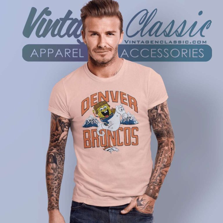 Denver Broncos Spongebob T Shirt Denver Broncos Spongebob T Shirt