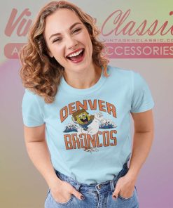 Denver Broncos Spongebob Women TShirt