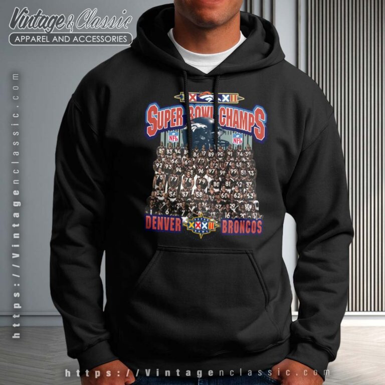 Denver Broncos Super Bowl Champs Mens Hoodie Denver Broncos Super Bowl Champs Mens Hoodie