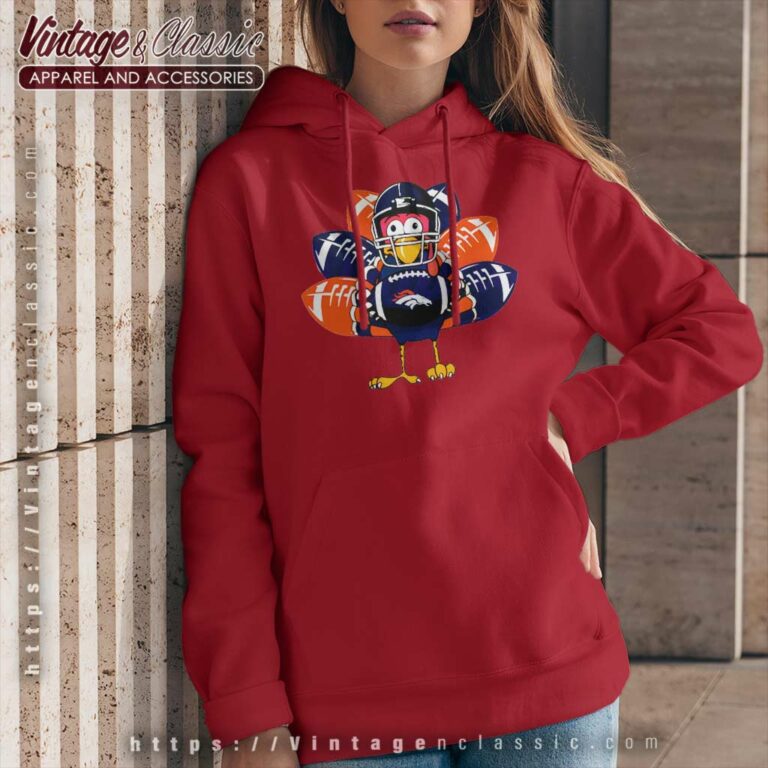 Denver Broncos Turkey Thanksgiving Hoodie Denver Broncos Turkey Thanksgiving Hoodie