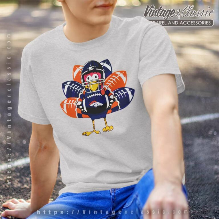 Denver Broncos Turkey Thanksgiving T Shirt Denver Broncos Turkey Thanksgiving T Shirt