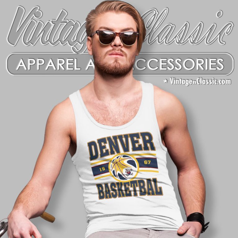Denver Nugget 1967 Vintage Tank Top Racerback Denver Nugget 1967 Vintage Tank Top Racerback