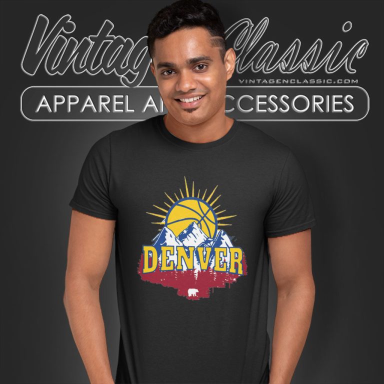 Denver Nuggets Colorado Basketball Rocky Mountain T Shirt Denver Nuggets Colorado Basketball Rocky Mountain T Shirt