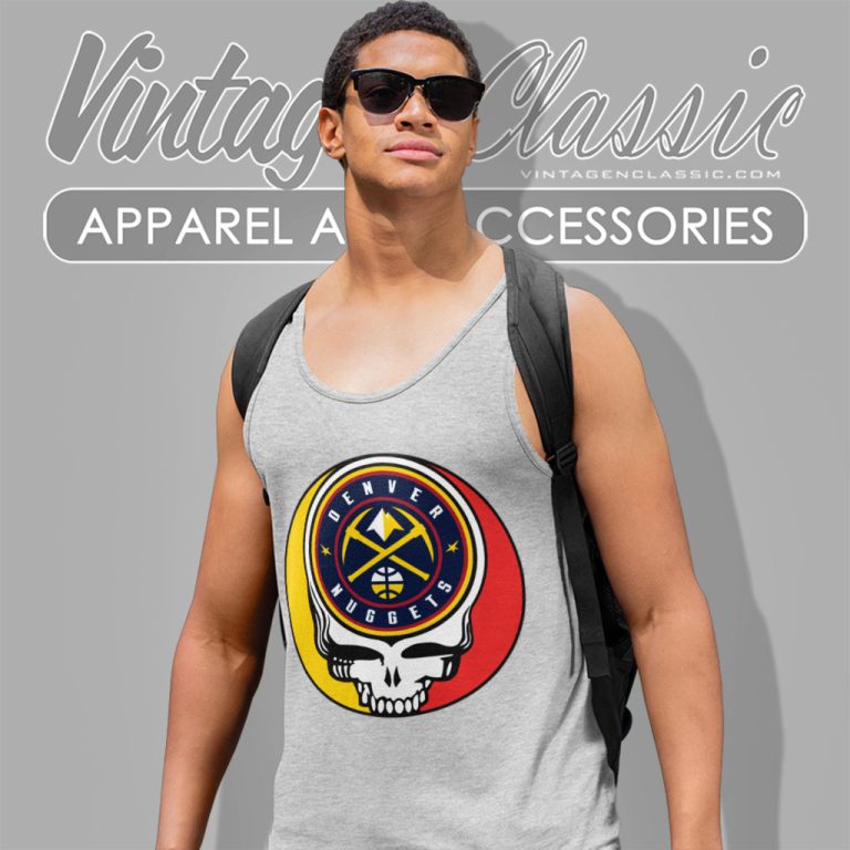 Denver Nuggets Grateful Dead Steal Your Face Tank Top Racerback 1 Denver Nuggets Grateful Dead Steal Your Face Tank Top Racerback 1