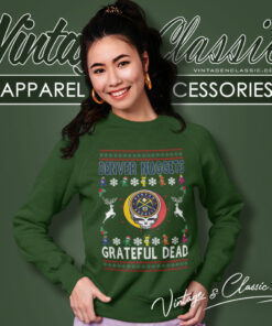 Denver Nuggets Grateful Dead Ugly Christmas Sweatshirt