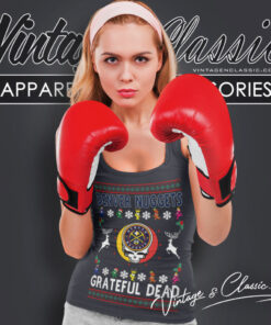 Denver Nuggets Grateful Dead Ugly Christmas Tank Top Racerback