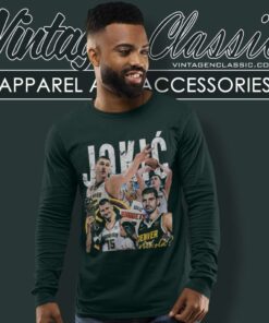 Denver Nuggets Nikola Jokic Graphic Long Sleeve Tee